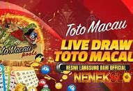 Toto Macau 4D Live Draw Hari Ini